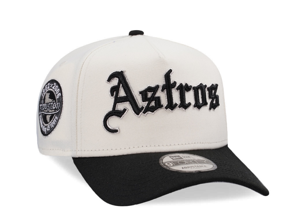 New Era Houston Astros 45th Anniversary Chrome Two Tone Edition 9Forty A Frame Snapback Cap