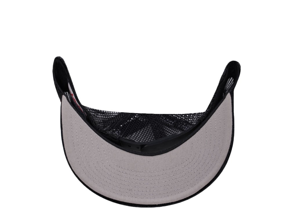 Good Hats Home Defense Black Velour Trucker Snapback Cap