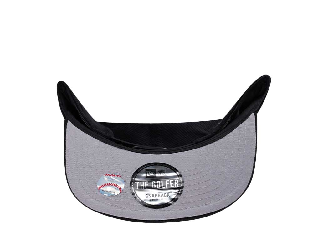 New Era New York Mets Cord Black Golfer Snapback Cap