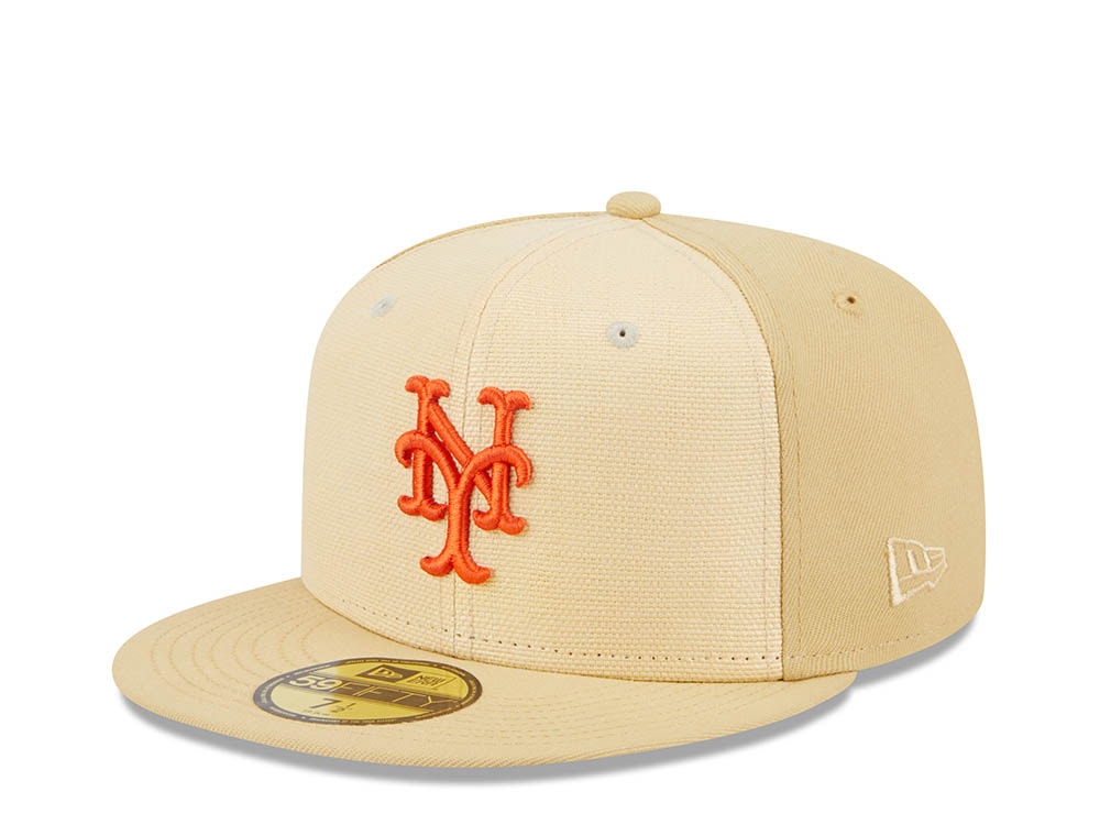 New Era New York Mets All Star Game 2013 Raffia Front Vegas Gold Edition 59Fifty Fitted Cap
