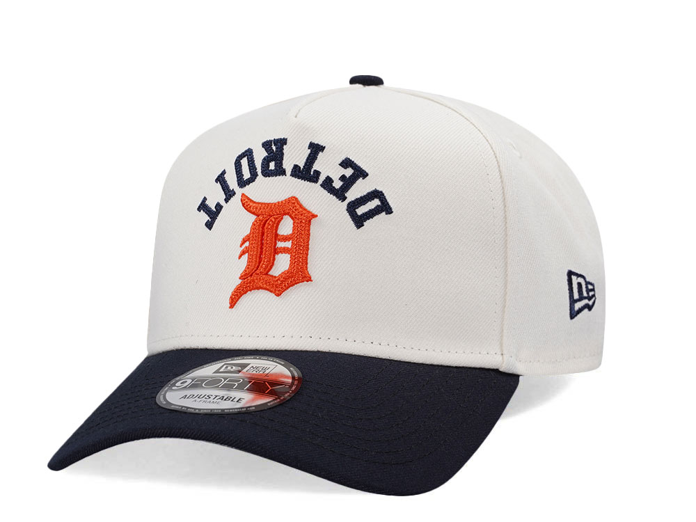 New Era Detroit Tigers Script Chrome Two Tone Edition 9Forty A Frame Snapback Cap