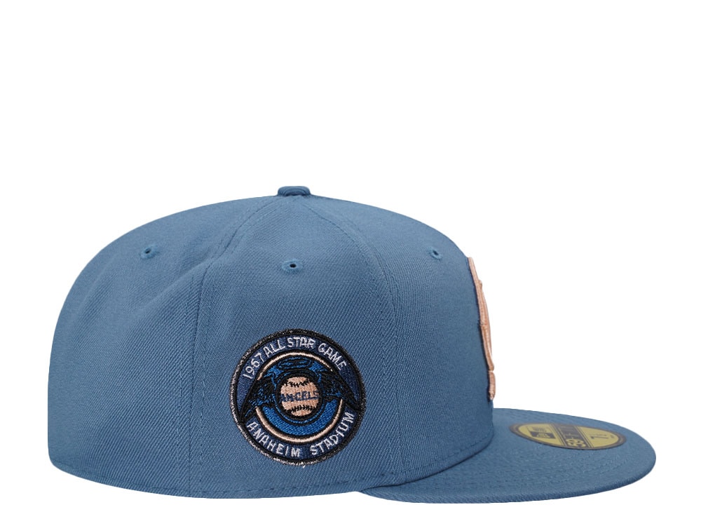 New Era California Angels All Star Game 1967 Indigo Peach Edition 59Fifty Fitted Cap