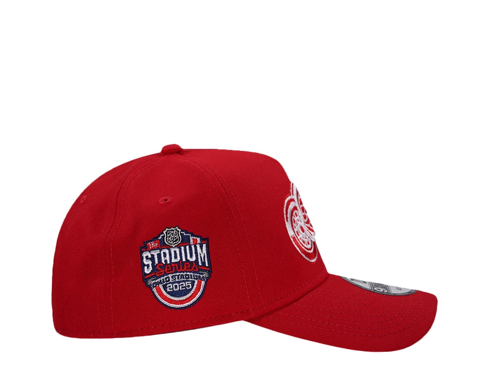 New Era Detroit Red Wings Stadium Series 2025 Red Prime Edition 9Forty A Frame Snapback Cap