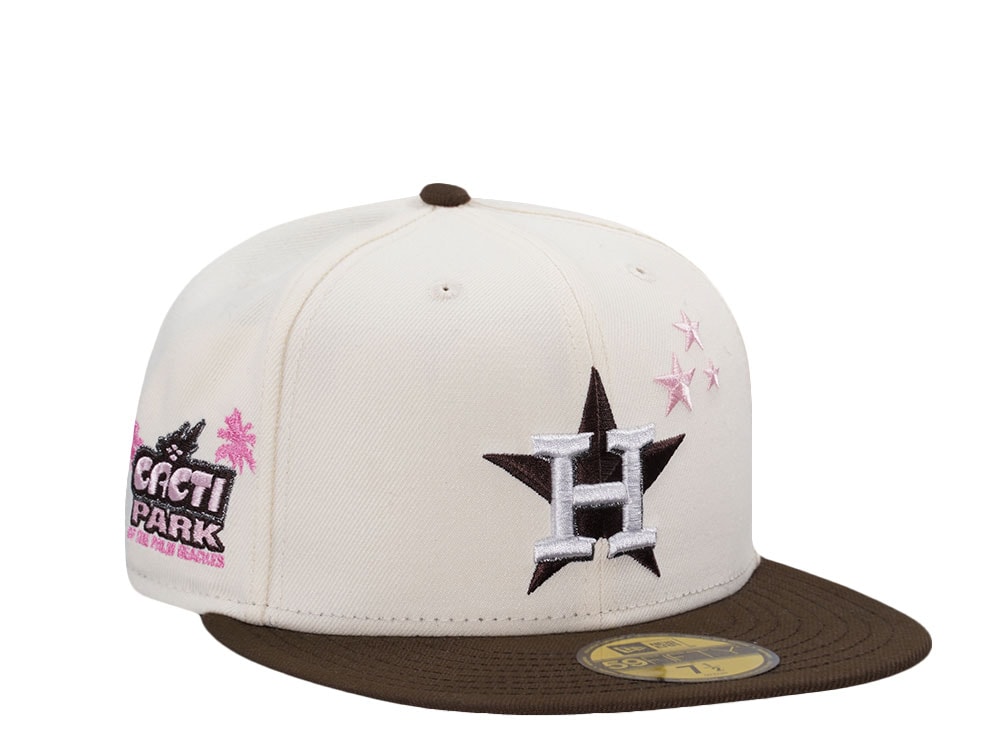 New Era Houston Astros Cacti Park Chrome Two Tone Edition 59Fifty Fitted Cap