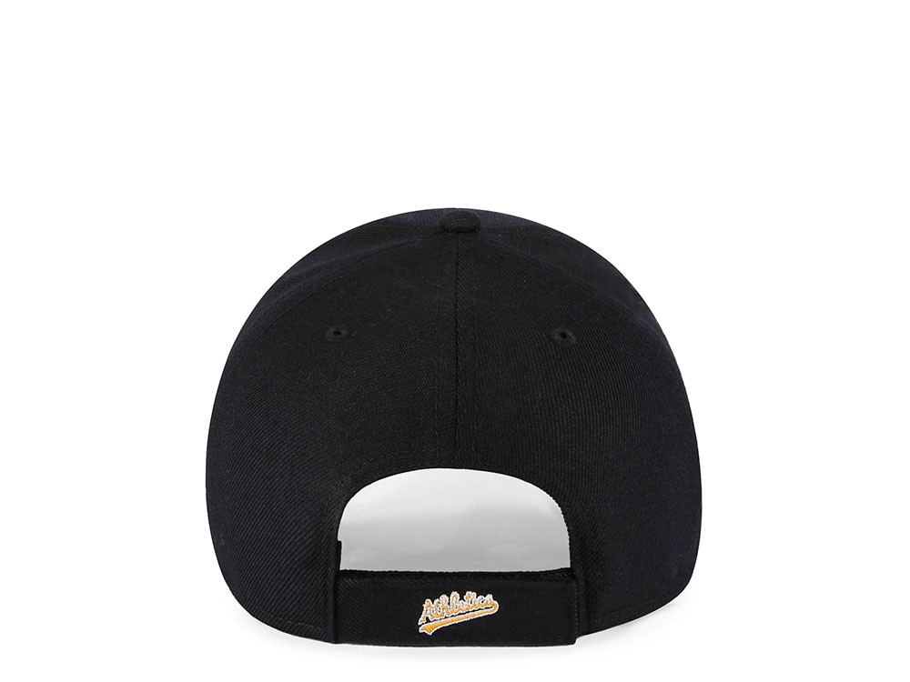 47Brand Oakland Athletics Black Classic Strapback Cap