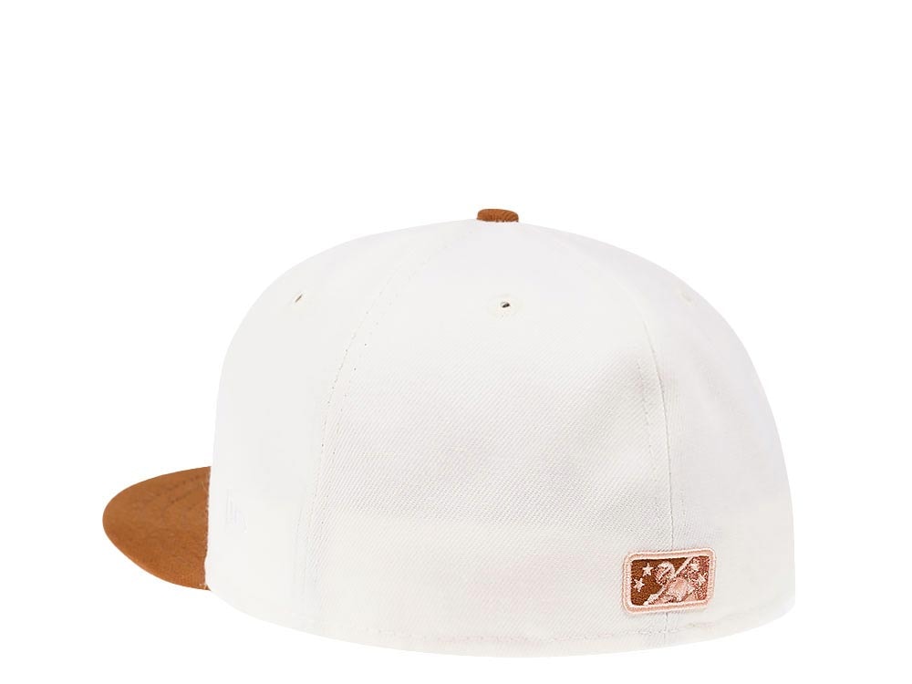 New Era Albany Polecats Cream Bourbon Two Tone Prime Bourbon Two Tone Prime Edition 59Fifty Fitted Cap