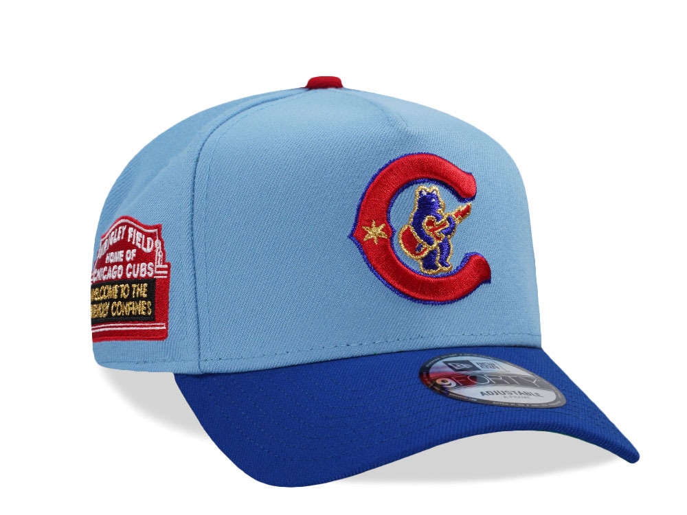 New Era Chicago Cubs Wrigley Field Blue Two Tone Edition 9Forty A Frame Snapback Cap