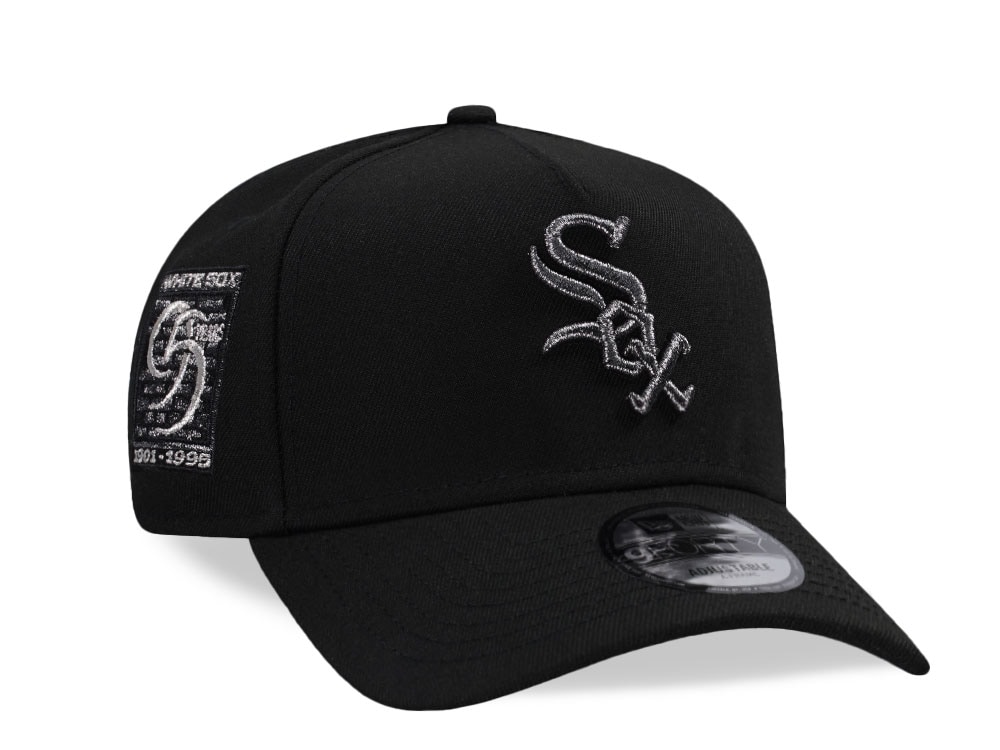 New Era Chicago White Sox 95th Anniversary Black Edition  9Forty A Frame Snapback Cap