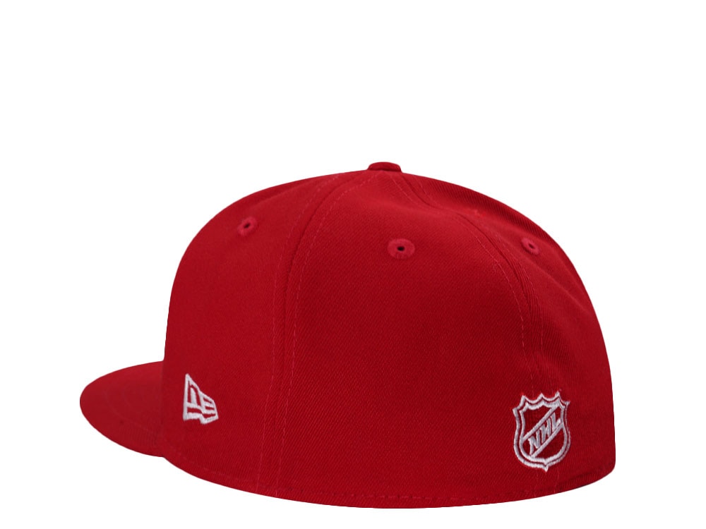 New Era Detroit Red Wings Eastern Conference Red Edition 59Fifty Fitted Cap