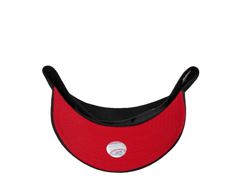 New Era Los Angeles Dodgers 50th Anniversary Black Red Edition 9Forty A Frame Snapback Cap