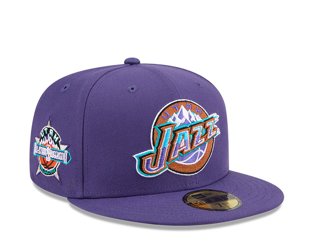 New Era Utah Jazz HWC All Star Weekend Purple 59Fifty Fitted Cap