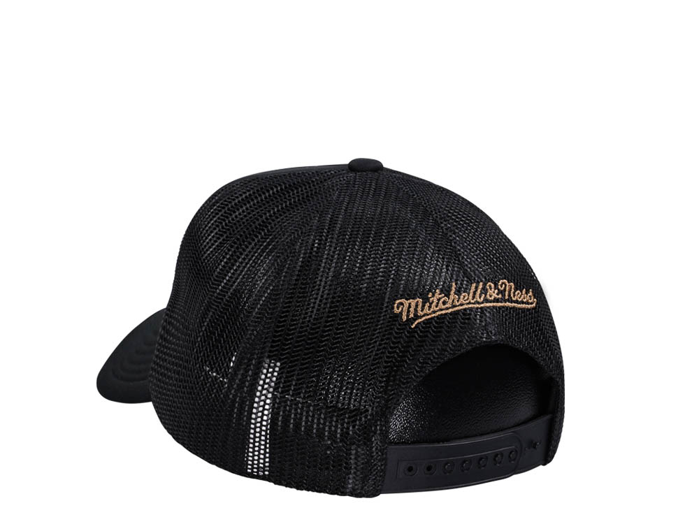 Mitchell & Ness Philadelphia 76ers Black Billboard Trucker Snapback Cap