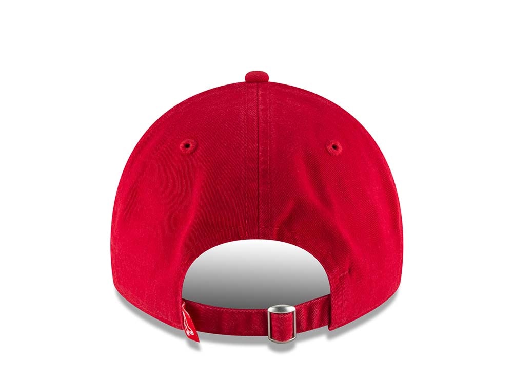 New Era Boston Red Sox Scarlet Red Core Classic 9Twenty Strapback Cap