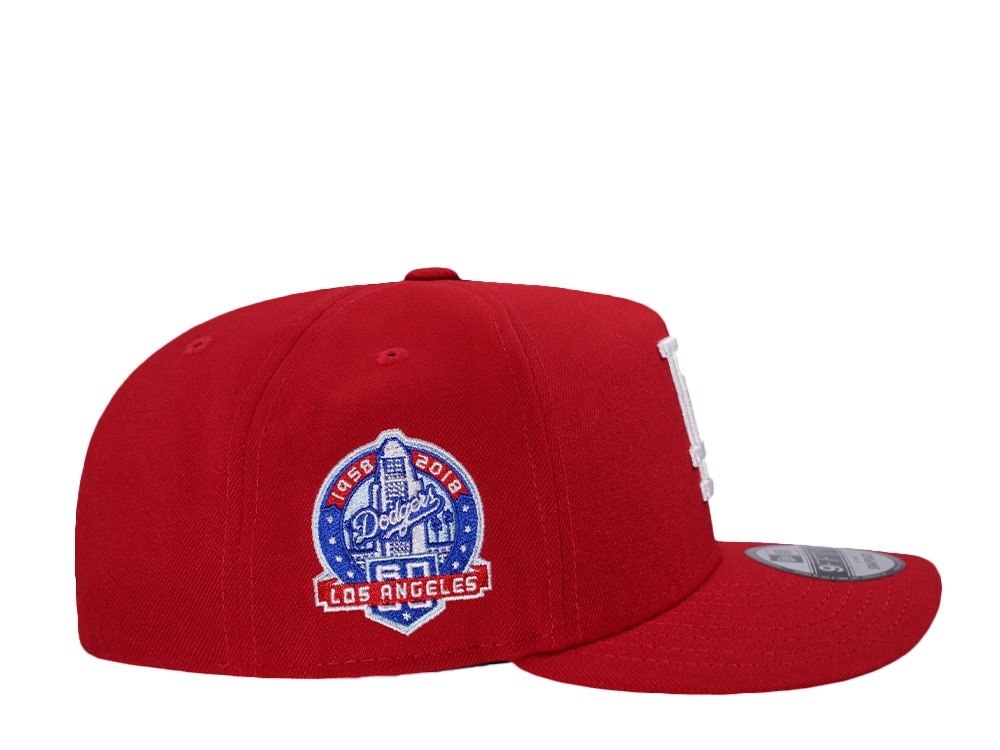 New Era Los Angeles Dodgers 60th Anniversary Red Edition 9Fifty A Frame Snapback Cap