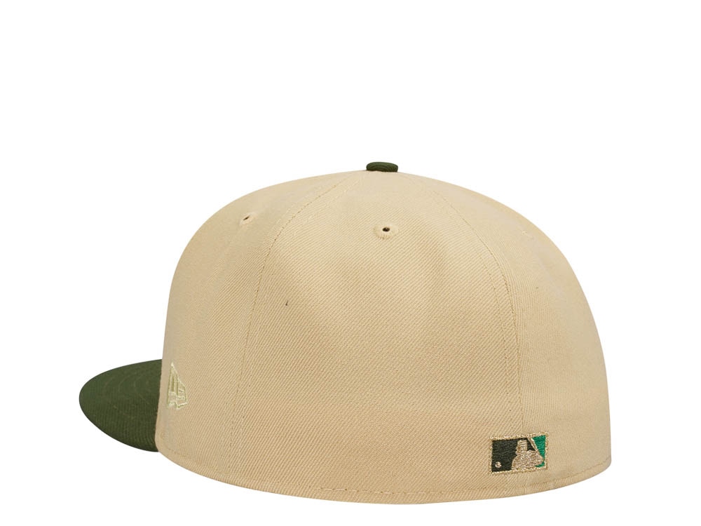 New Era Houston Astros 50th Anniversary Vegas Gold Prime Two Tone Edition 59Fifty Fitted Cap