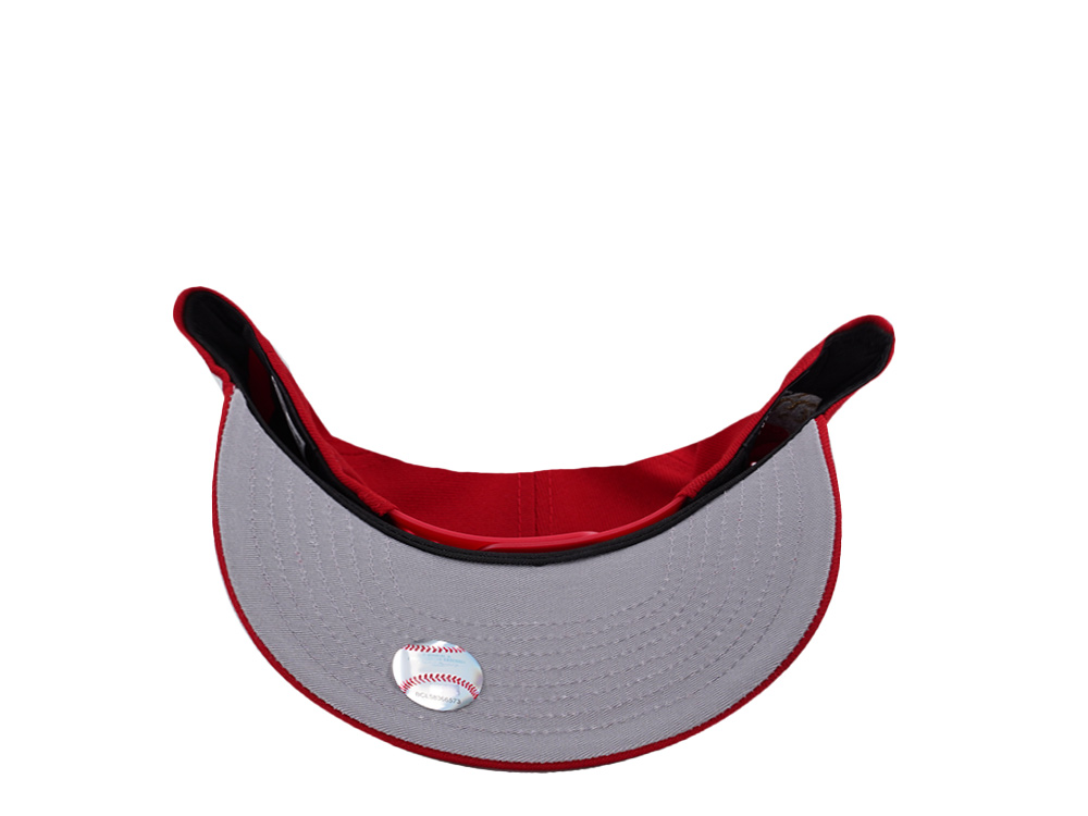 New Era Los Angeles Dodgers World Series 2025 Angel Scarlet Prime Edition 9Fifty A Frame Snapback Cap