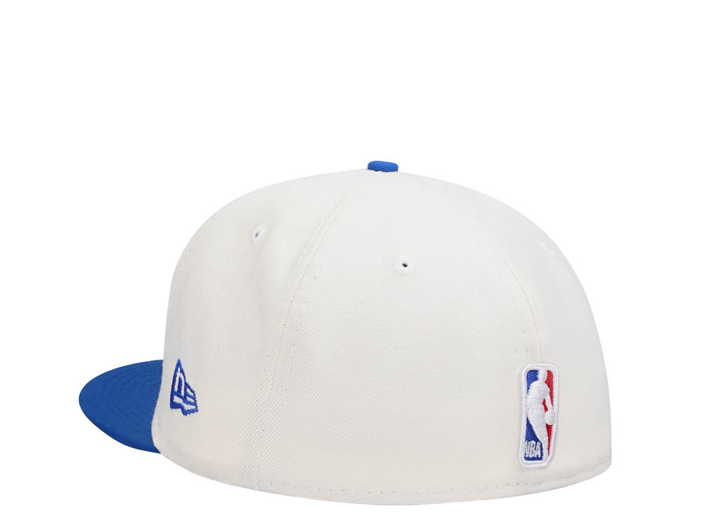 New Era Detroit Pistons Chrome Two Tone Edition 59Fifty Fitted Cap