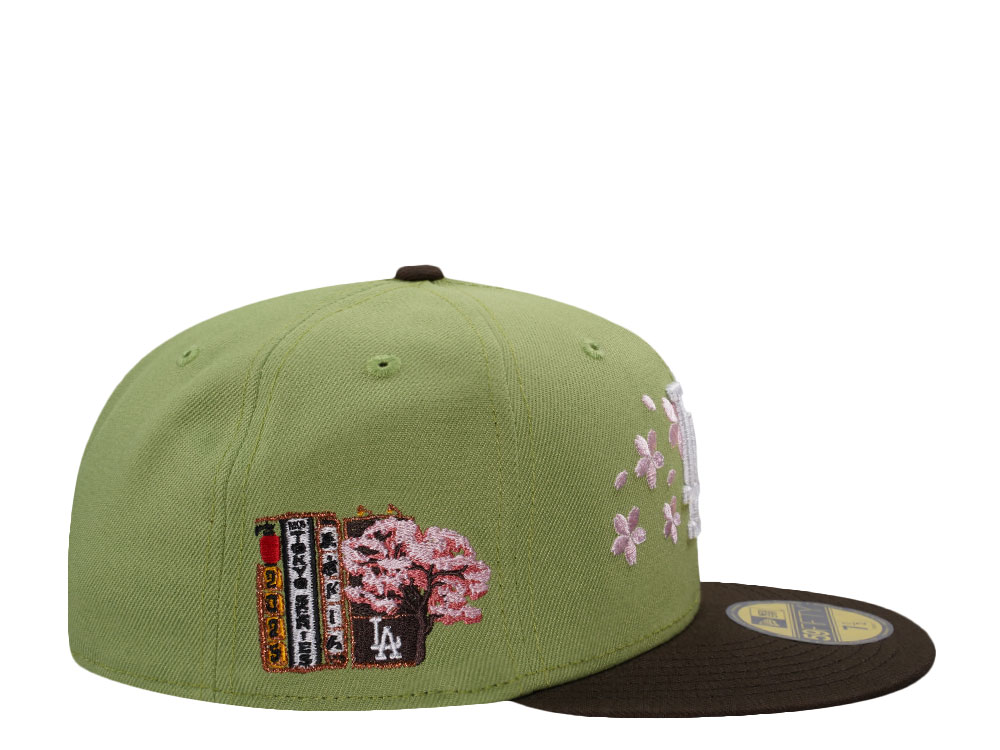 New Era Los Angeles Dodgers Tokyo Series 2025 Matcha Two Tone Edition 59Fifty Fitted Cap
