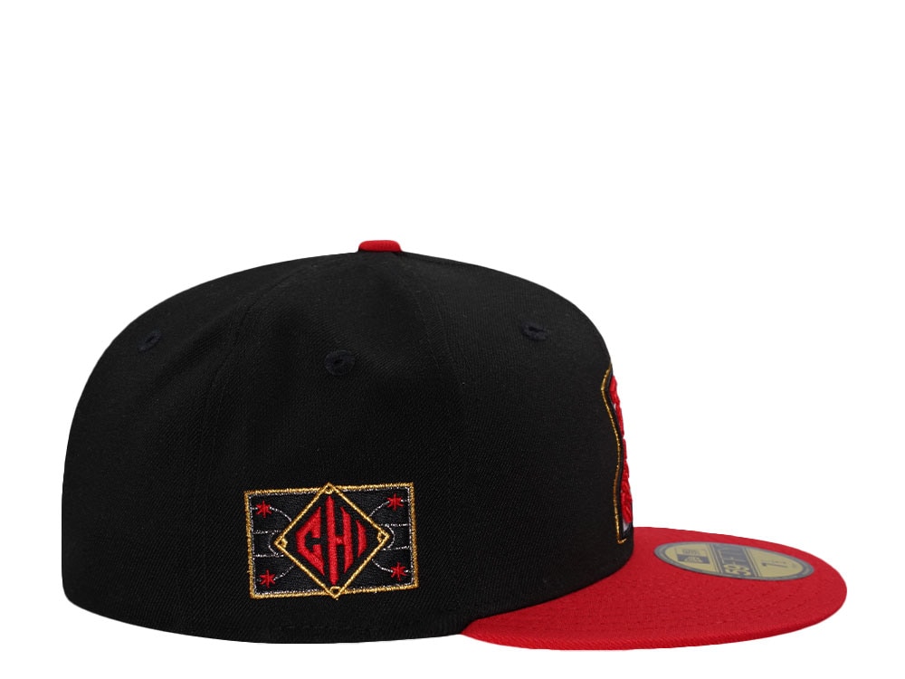 New Era Chicago White Sox Black Two Tone Edition 59Fifty Fitted Cap