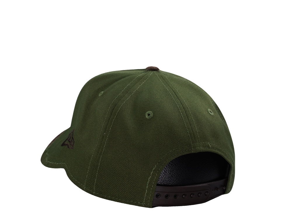 New Era Oakland Athletics 125th Anniversary Rifle Green Walnut Corduroy Two Tone Edition 9Forty A Frame Snapback Cap