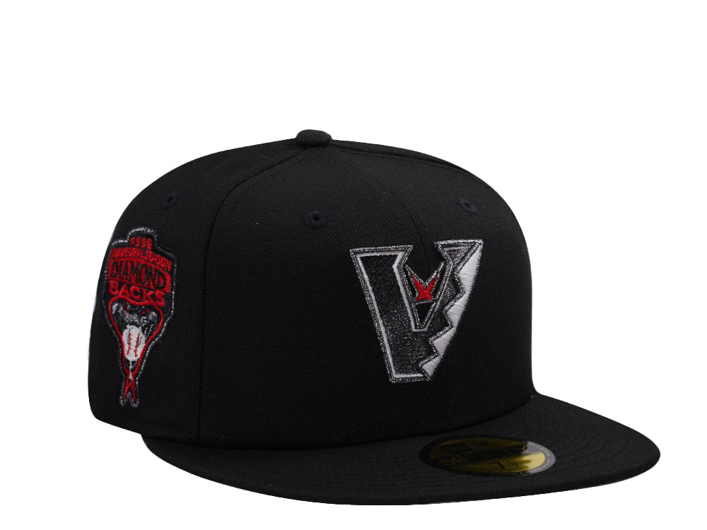New Era Arizona Diamondbacks Inaugural Season 1998 Black Prime Edition 59Fifty Fitted Cap