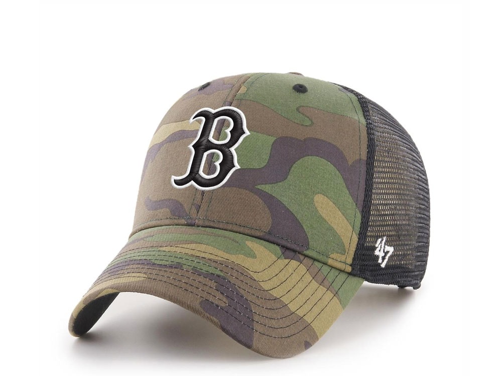 47Brand Boston Red Sox Classic Camo Trucker Snapback Cap