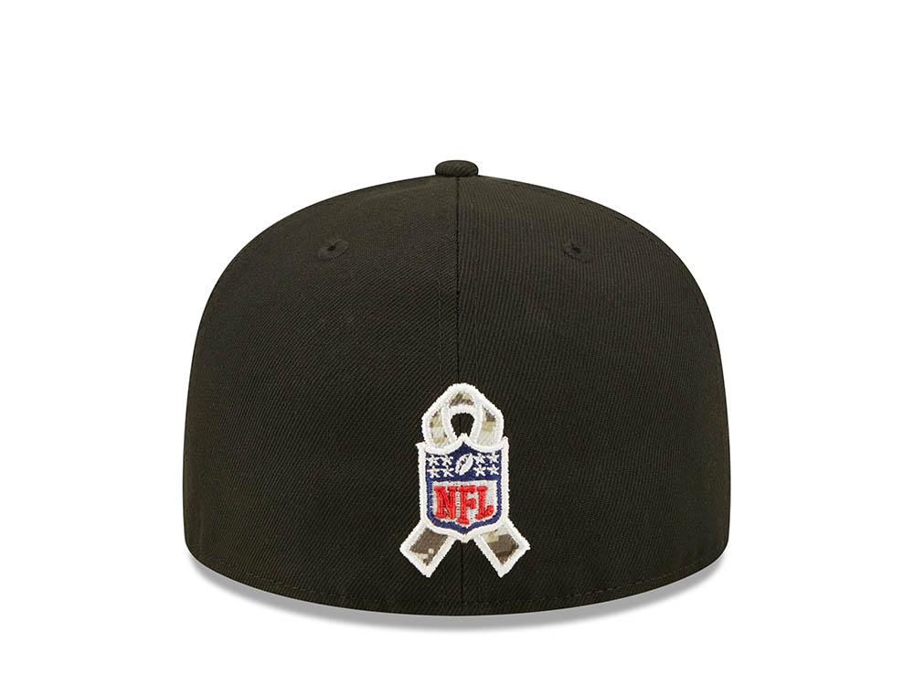 New Era Carolina Panthers Salute to Service 2022 Fitted 59Fifty Cap