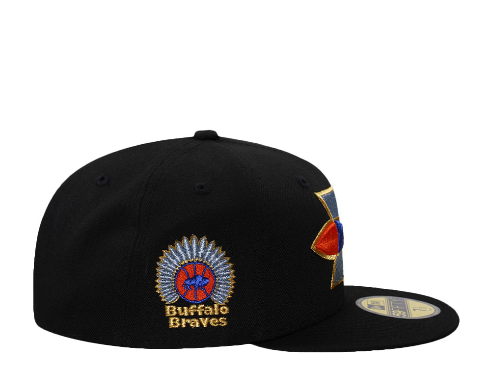 New Era Buffalo Braves Black Prime Edition 59Fifty Fitted Cap