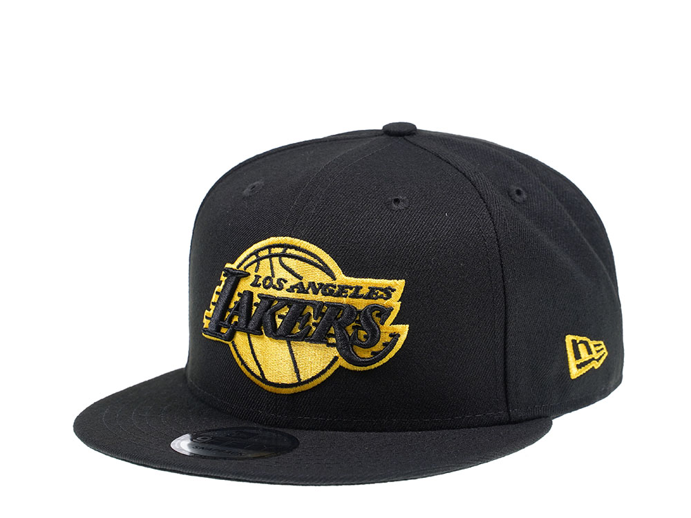New Era Los Angeles Lakers Black and Yellow Edition 9Fifty Snapback Cap