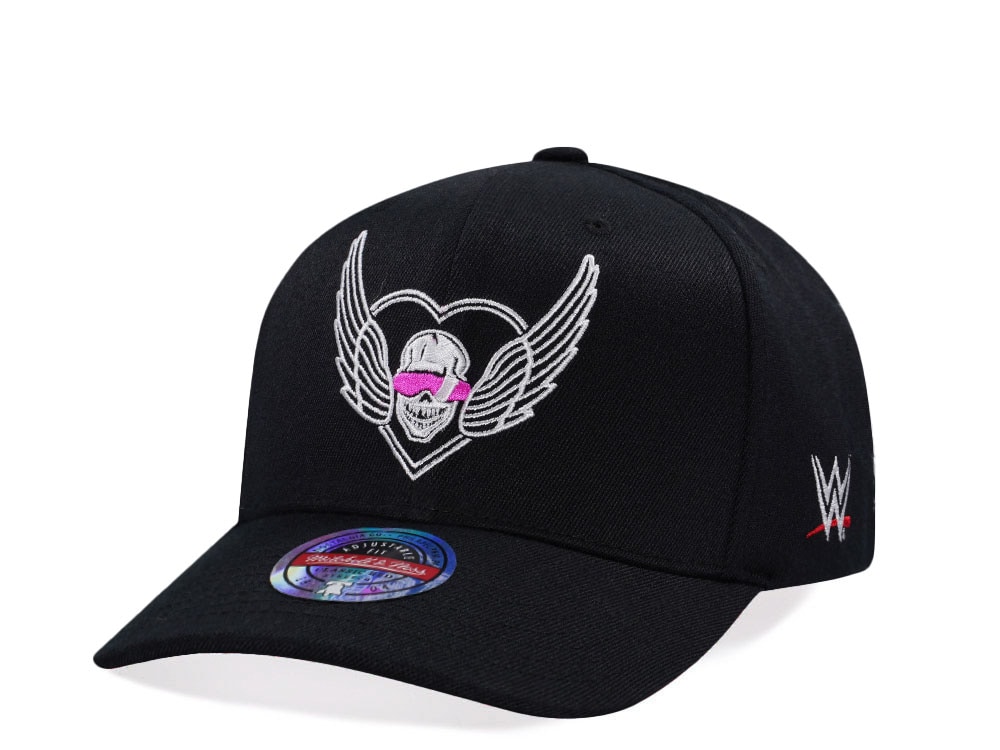 Mitchell & Ness Wrestlemania WWE Bret Hitman Hart Classic Red Stretch Snapback Cap