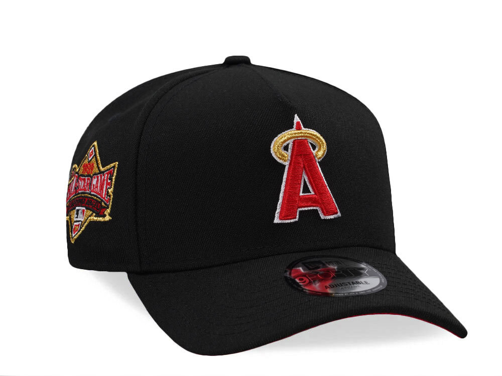 New Era California Angels All Star Game 1989 Black Prime Edition 9Forty A Frame Snapback Cap
