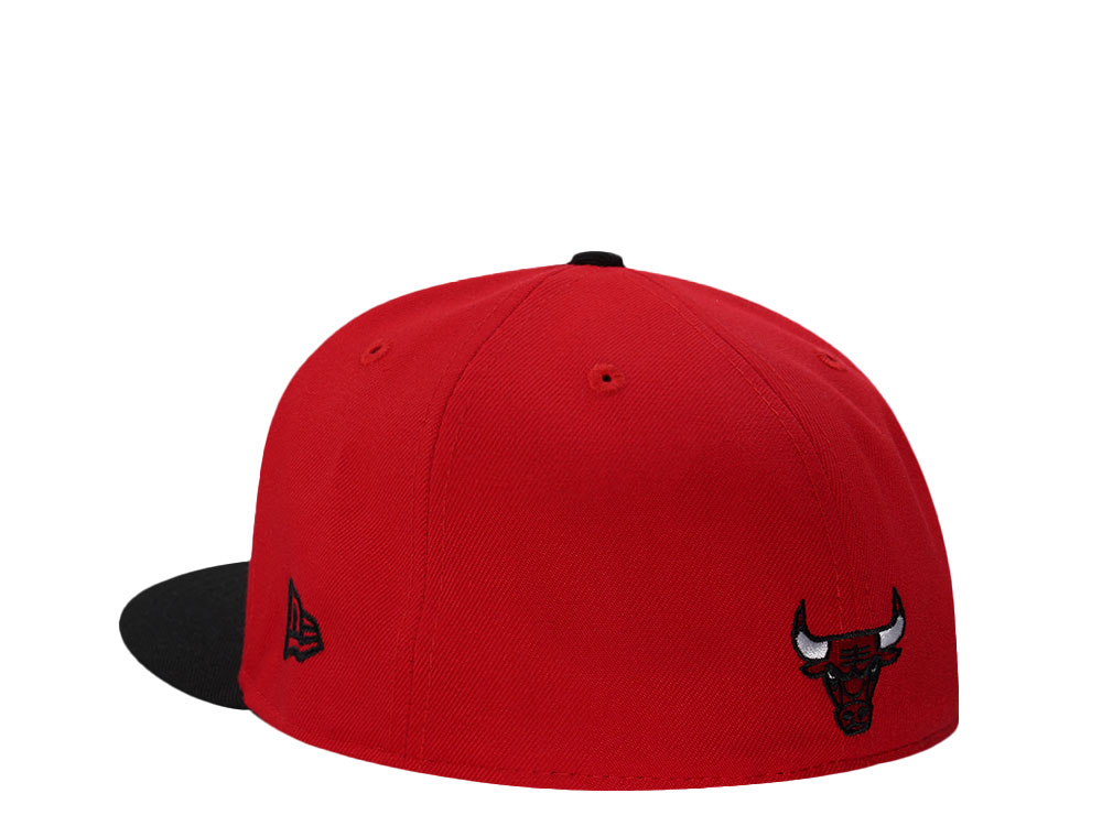 New Era Chicago Bulls NBA On NBC Red Two Tone Edition 59Fifty Fitted Cap