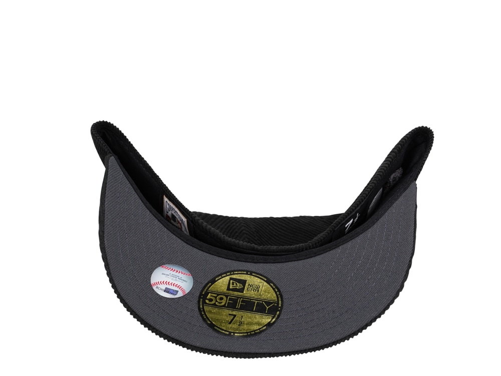 New Era Philadelphia Athletics World Series 1929 Liquid Metal Dark Side Cord Edition 59Fifty Fitted Cap