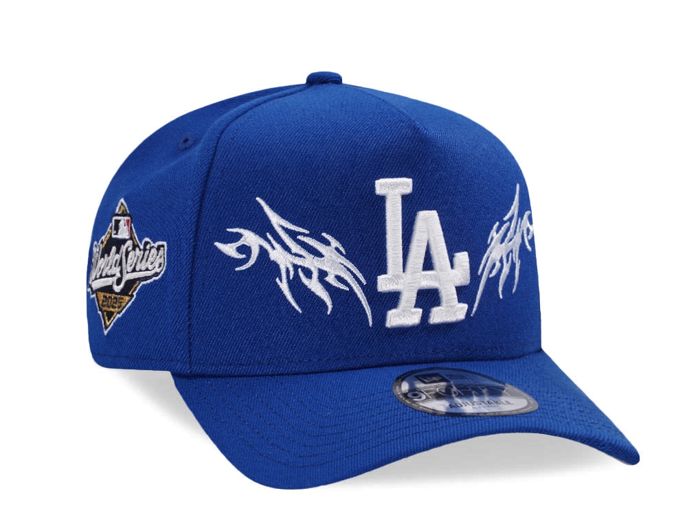 New Era Los Angeles Dodgers World Series 2025 Tribal Blue Prime Edition 9Forty A Frame Snapback Cap