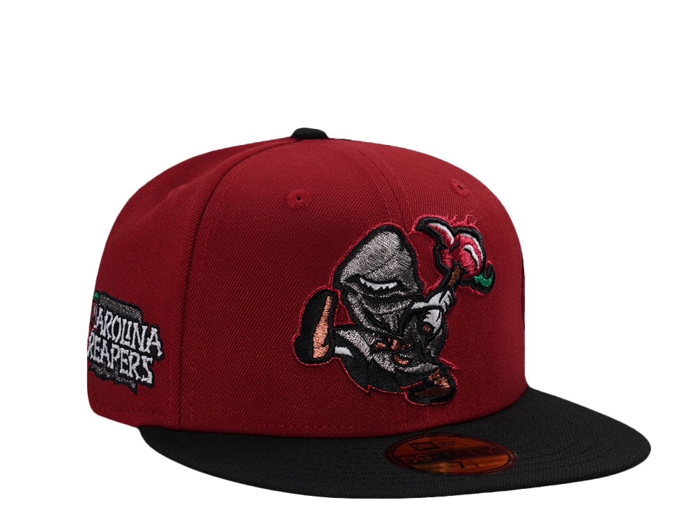 New Era Winston Salem Dash Carolina Reapers Red Two Tone Edition 59Fifty Fitted Cap