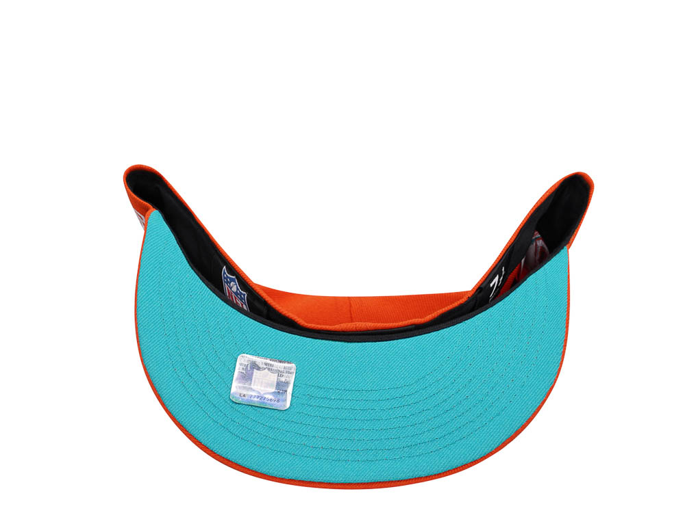 New Era Miami Dolphins 40th Anniversary Orange Edition 59Fifty Fitted Cap