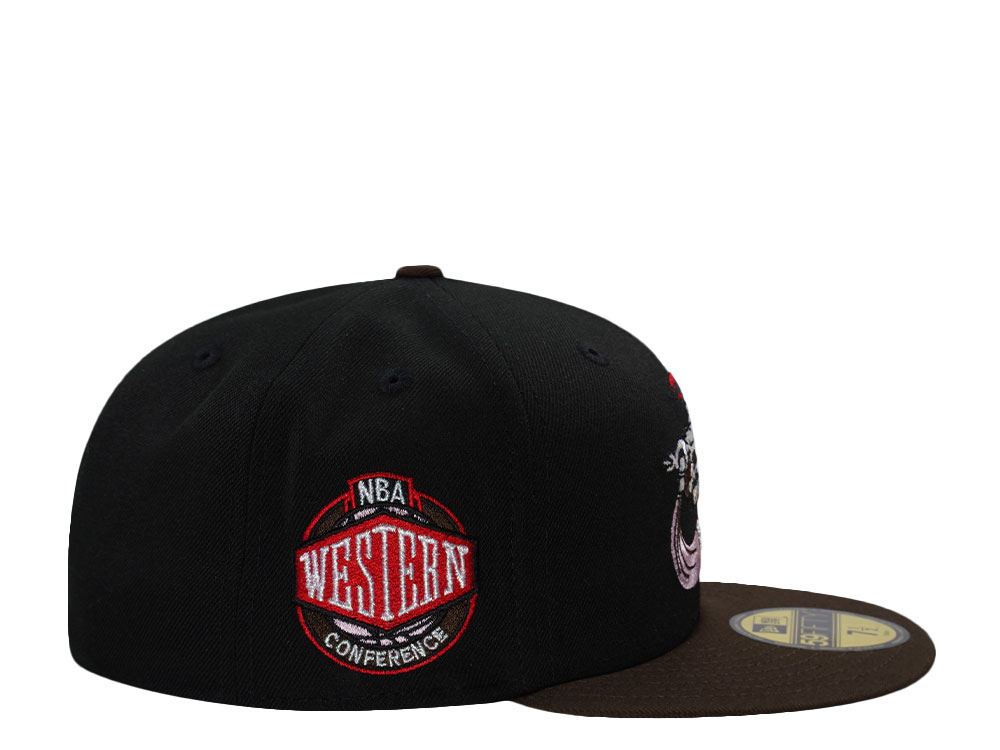 New Era Houston Rockets NBA Western Conference Black Two Tone Edition 59Fifty Fitted Cap