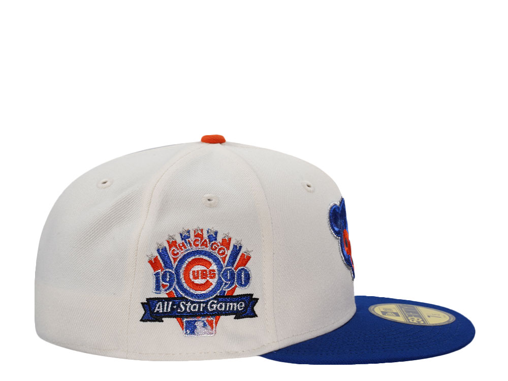 New Era Chicago Cubs All Star Game 1990 Chrome Two Tone Edition 59Fifty Fitted Cap