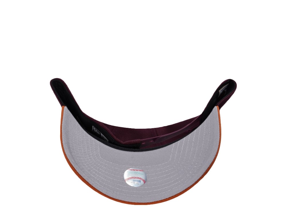 New Era Seattle Mariners All Star Game 2001 Maroon Rust Two Tone Edition 9Forty A Frame Snapback Cap