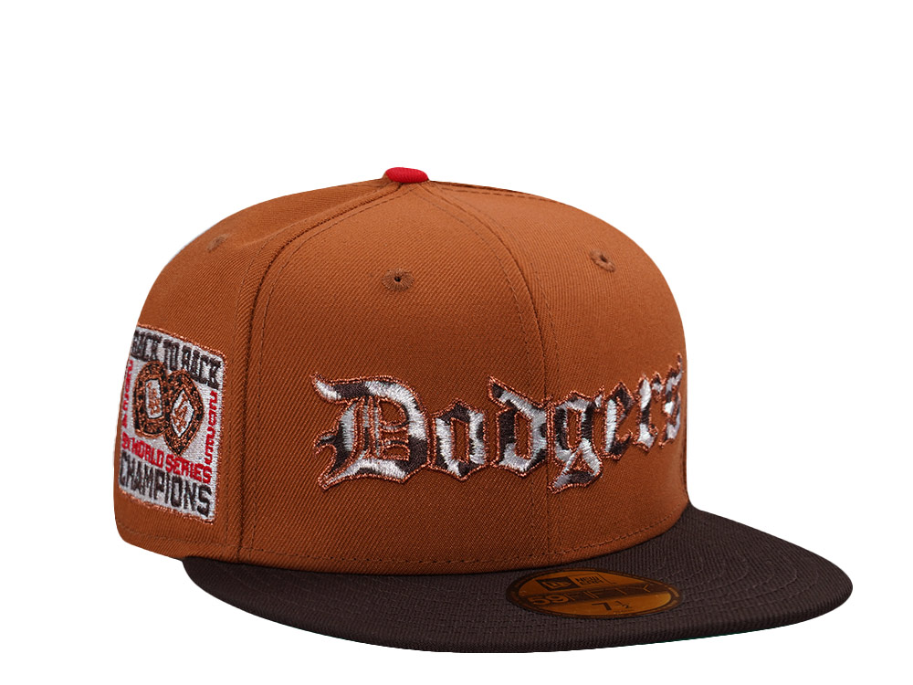 New Era Los Angeles Dodgers World Series 2025 Brown Two Tone Edition 59Fifty Fitted Cap