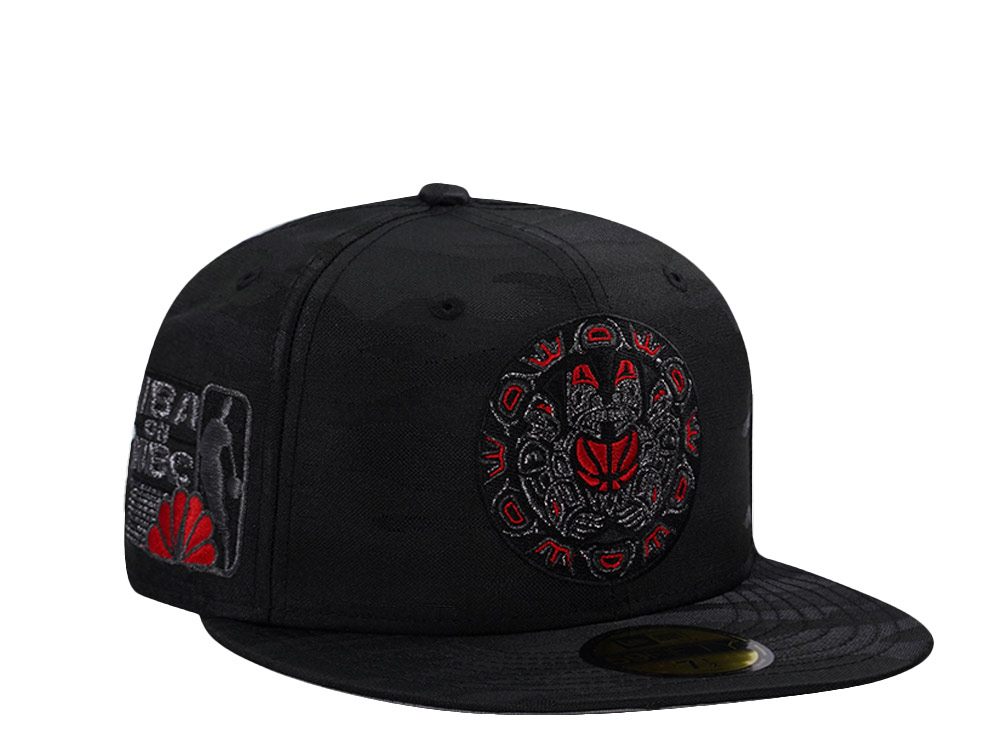 New Era Vancouver Grizzlies NBA on NBC Black Tonal Prime Edition 59Fifty Fitted Cap
