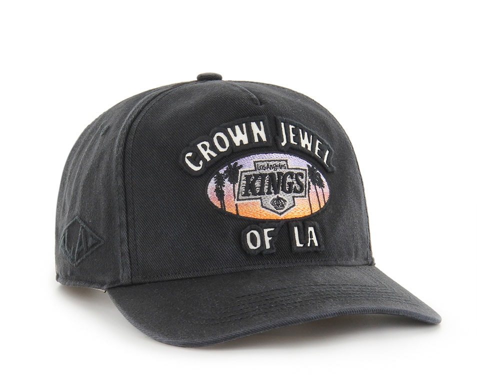 47Brand Los Angeles Kings Black Charlton Edition Hitch Snapback Cap