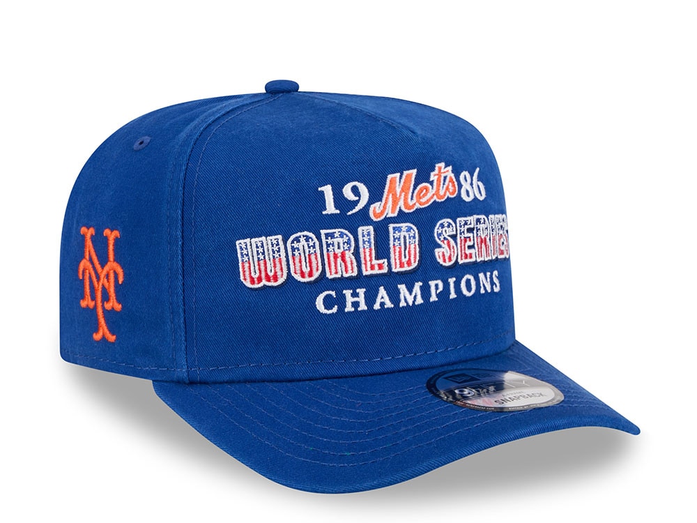 New Era New York Mets World Series Champions 1986 Historic Blue Edition 9Fifty A Frame Snapback Cap