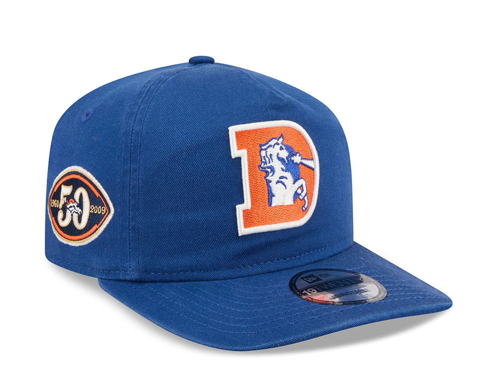 New Era Denver Broncos 50th Anniversary Championship Blue Edition 19Twenty Snapback Cap