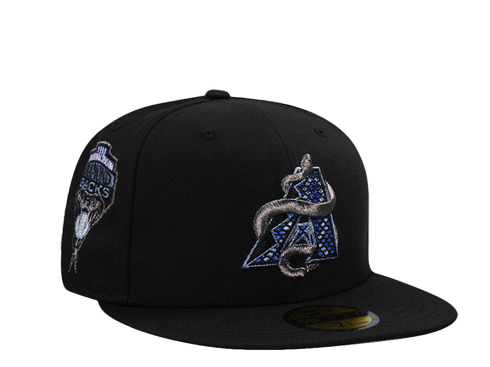 New Era Arizona Diamondbacks Inaugural Season Metallic Black Prime Edition 59Fifty Fitted Cap