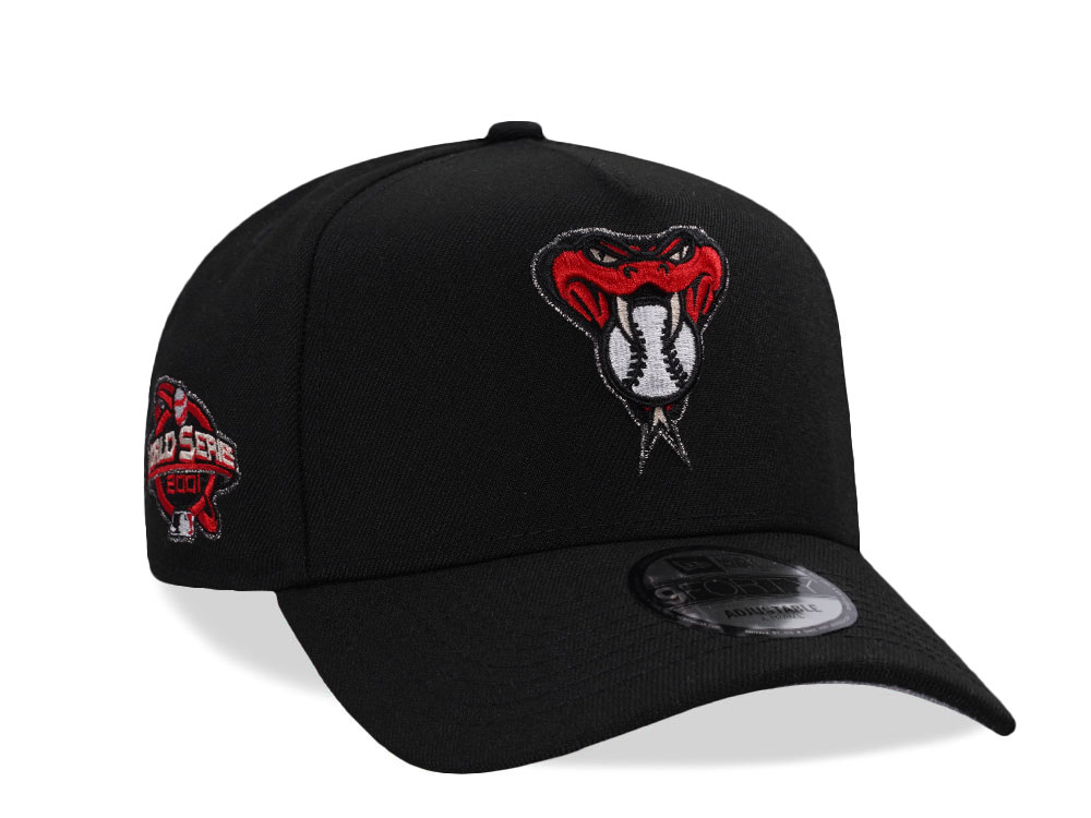 New Era Arizona Diamondbacks World Series 2001 Black Prime Edition 9Forty A Frame Snapback Cap