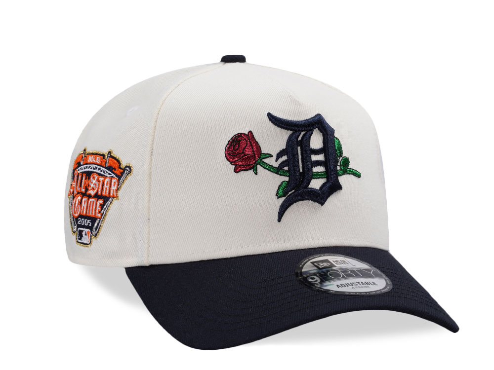 New Era Detroit Tigers All Star Game 2005 Rose Chrome Two Tone Edition 9Forty A Frame Snapback Cap