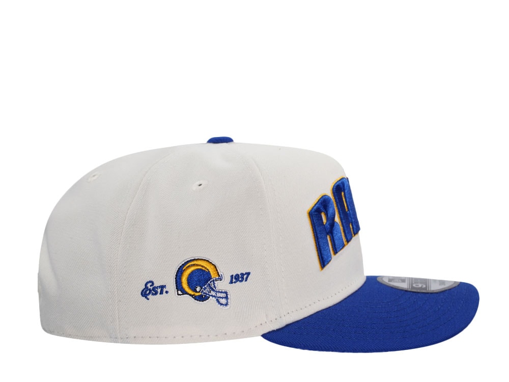 New Era Los Angeles Rams Chrome Two Tone Edition 9Fifty A Frame Snapback Cap