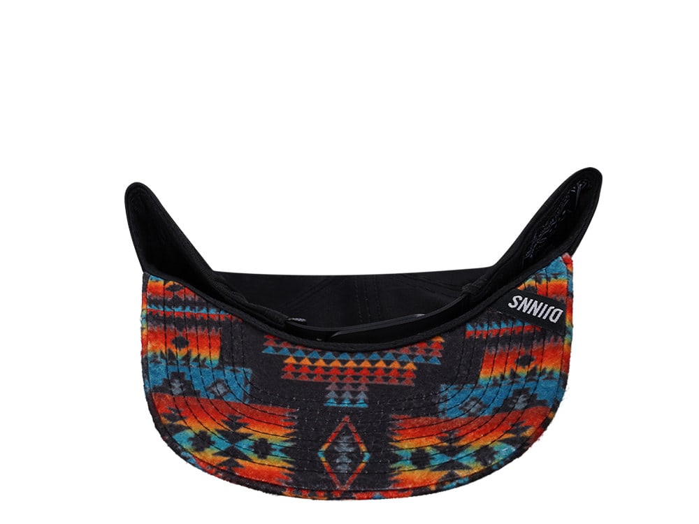Djinns Aztek Black Snapback Cap