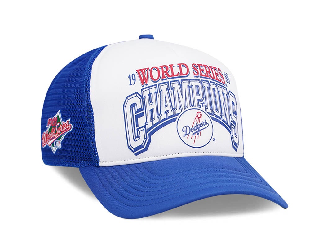 47Brand Los Angeles Dodgers BCPTN World Series Royal Foam Champ Offside Trucker Snapback Cap